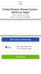 Mobile Screenshot of goldenphoenixchinesecuisine.com
